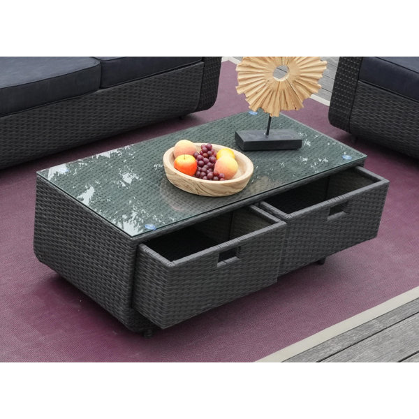 DirectWicker Ovellette Wicker/Rattan Coffee Table Wayfair